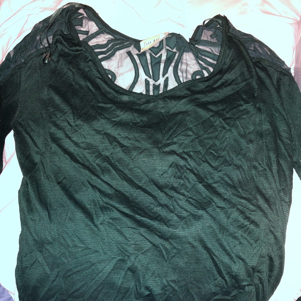 Free people mesh long sleeve